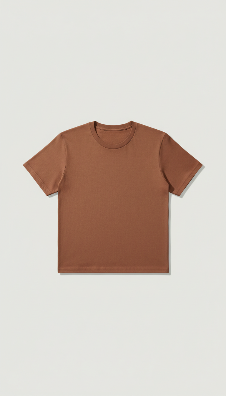 Classic Crew Neck T-Shirt in Mesa Clay